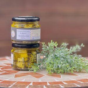 GRAPEVINE ASH & BASIL MARINATED FETA 300g