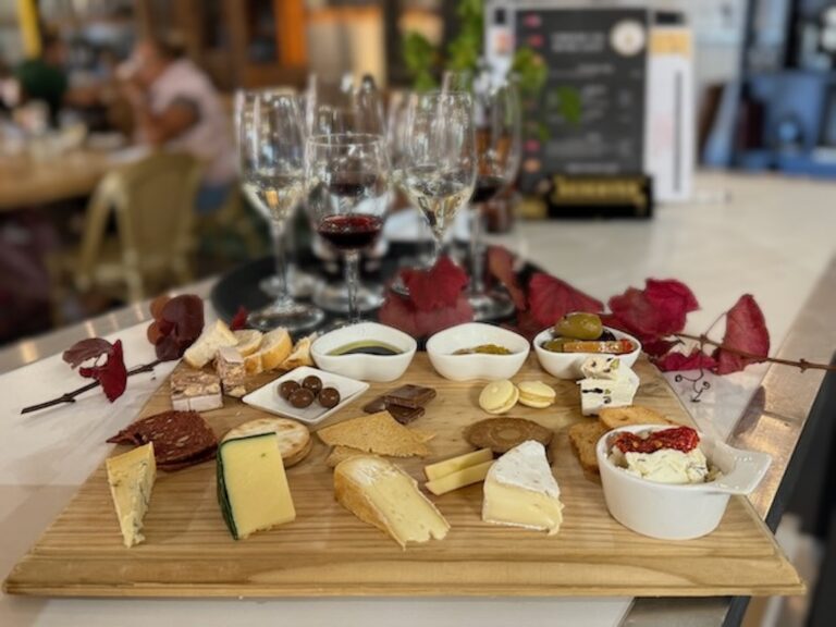 Wine, chees and chocolate pairing experience at Hunter Valley Cheese Factory in Pokolbin